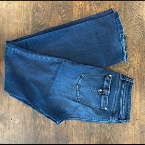 White House black market stretch flare leg jeans